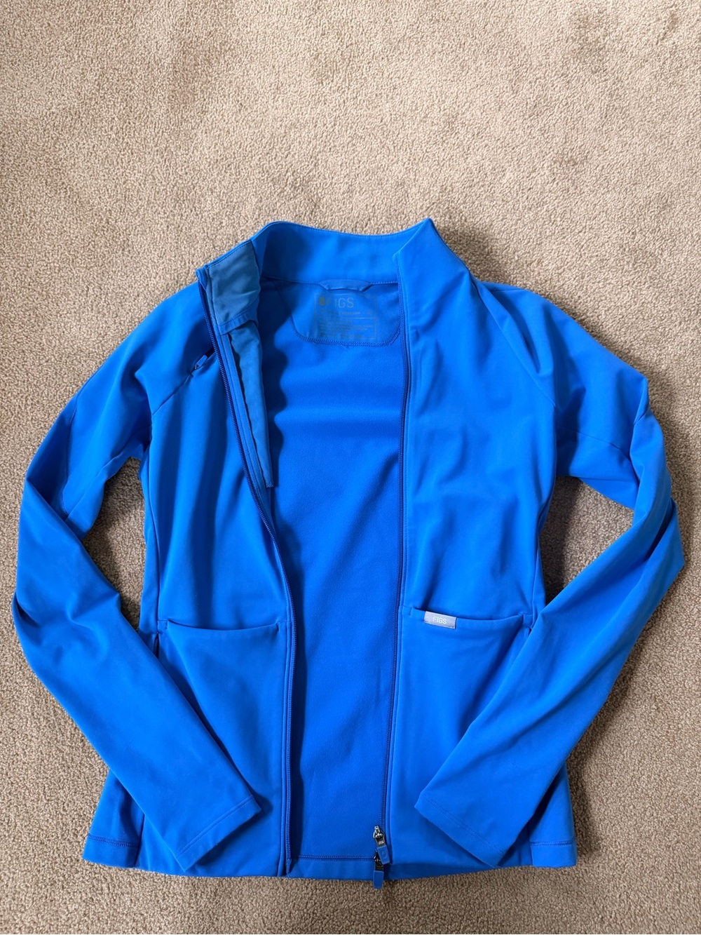 Blue Women's Full-Zip Jacket by figs